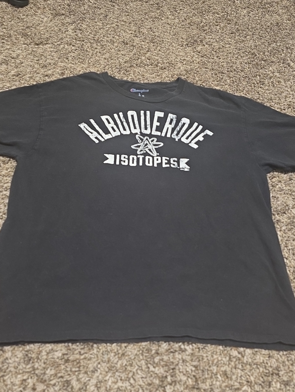 Champion Black Albuquerque Isotopes Graphic Tee